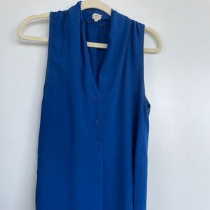Aritzia royal blue blouse